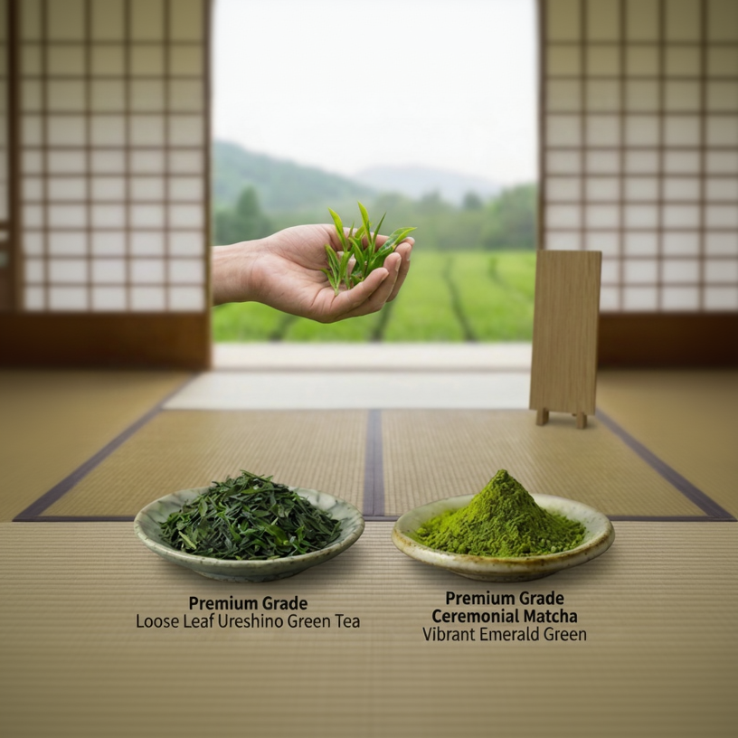 3. Premium Ureshino Green Tea Powder